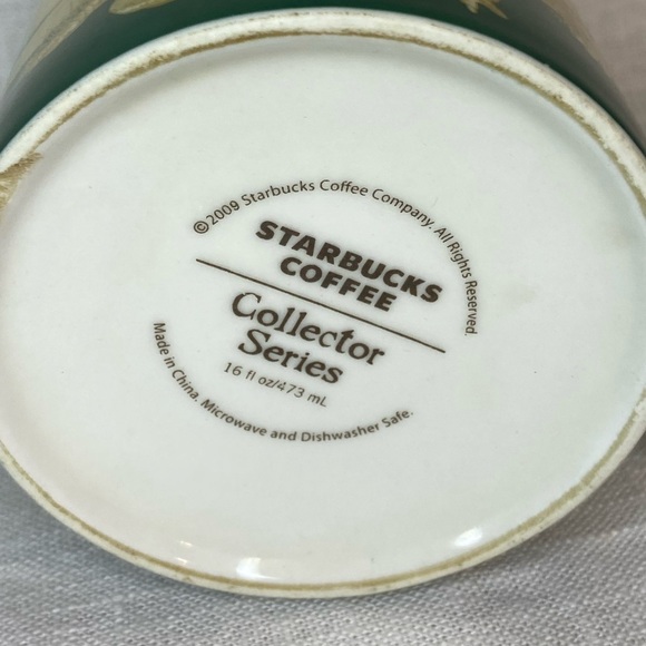 ORIGINAL STARBUCKS 2012 GLOBAL ICON 16 OZ. FLORIDA MUG ALLIGATOR - EXCELLENT - Picture 3 of 5